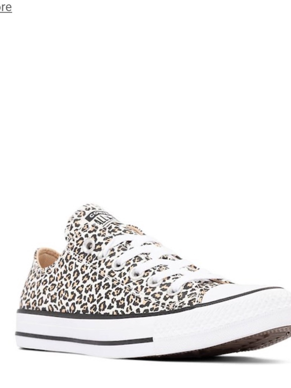 Converse Chuck Taylor All Star Animal Print Low-Top Sneaker - White Leopard - Picture 3 of 8